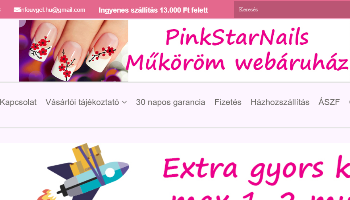 Pink Star Nails műköröm webáruház